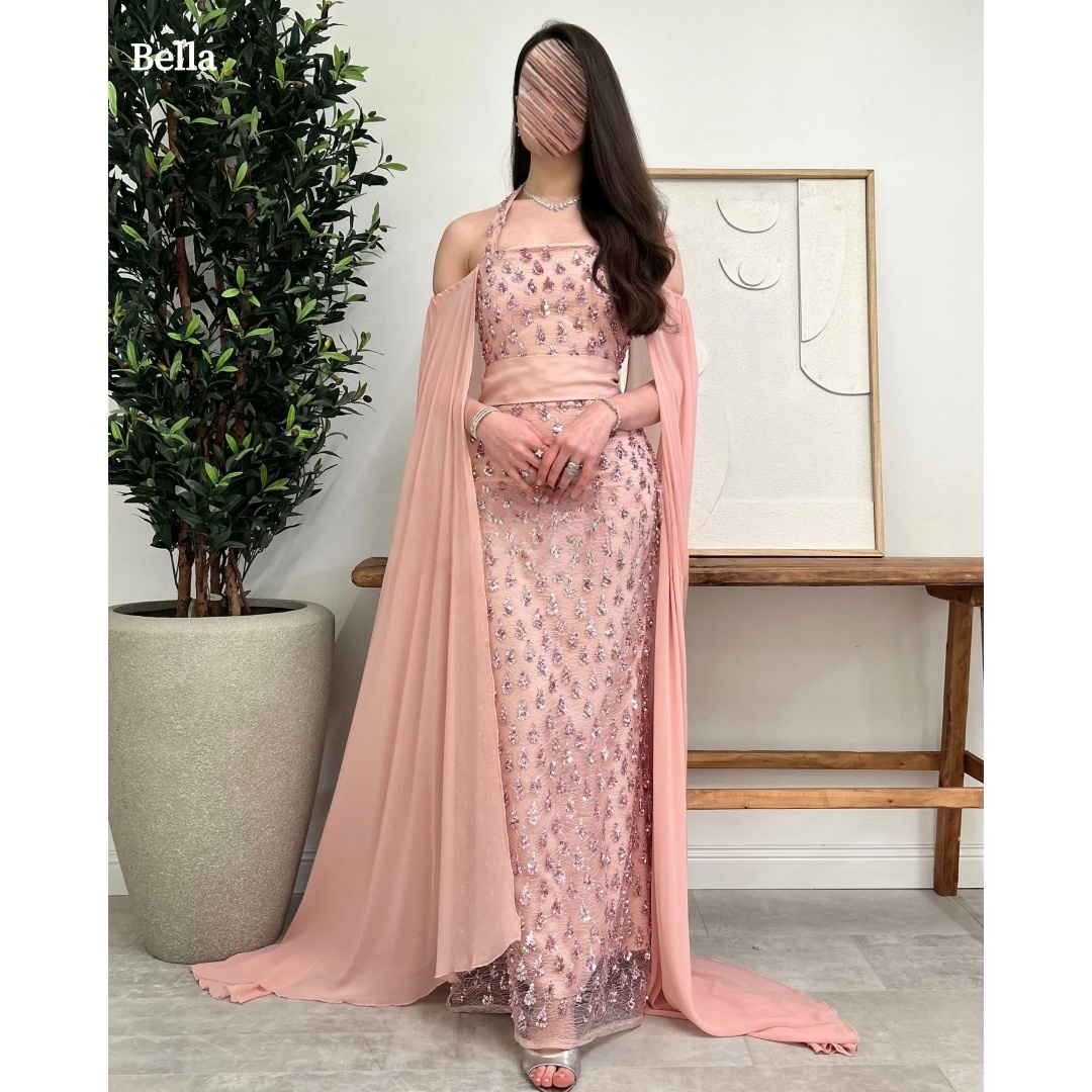 Women Formal Wear For Graduation - Bella Op Maat Gemaakt Satijnen Off-Shoulder