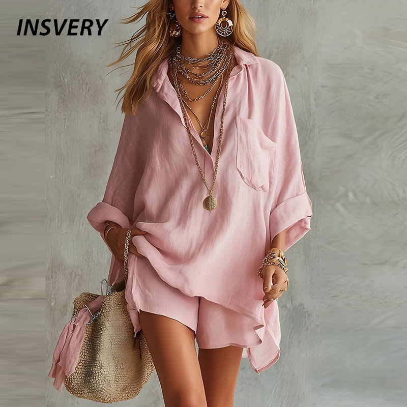 Women'S Formal Wear Blouse - Lente Zomer Langarm V-hals Blouse Shirt