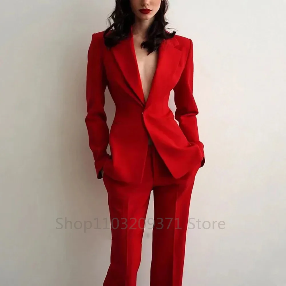 Blazer Set Women Formal - Damespak feest bruiloft plus size 2-delig