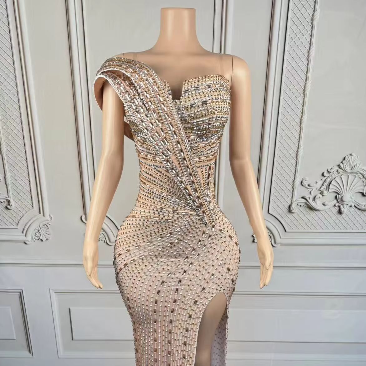 Women Formal Wear For Graduation - Xiangbin Sparkly Kristallen Formele Lange Jurken