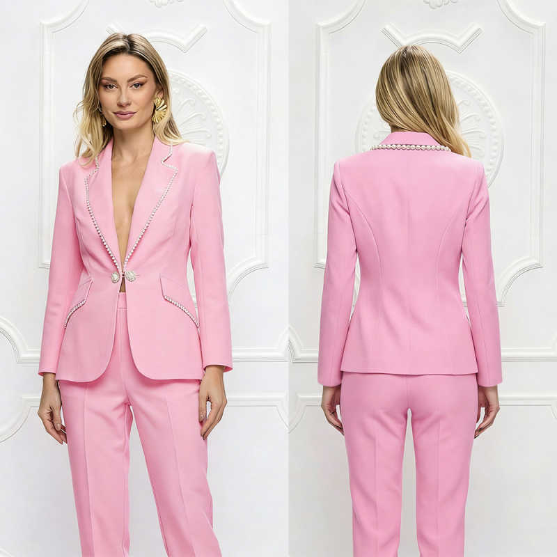 Women Formal Wear For Graduation - Modeshow Dames Blazer Sets Op maat