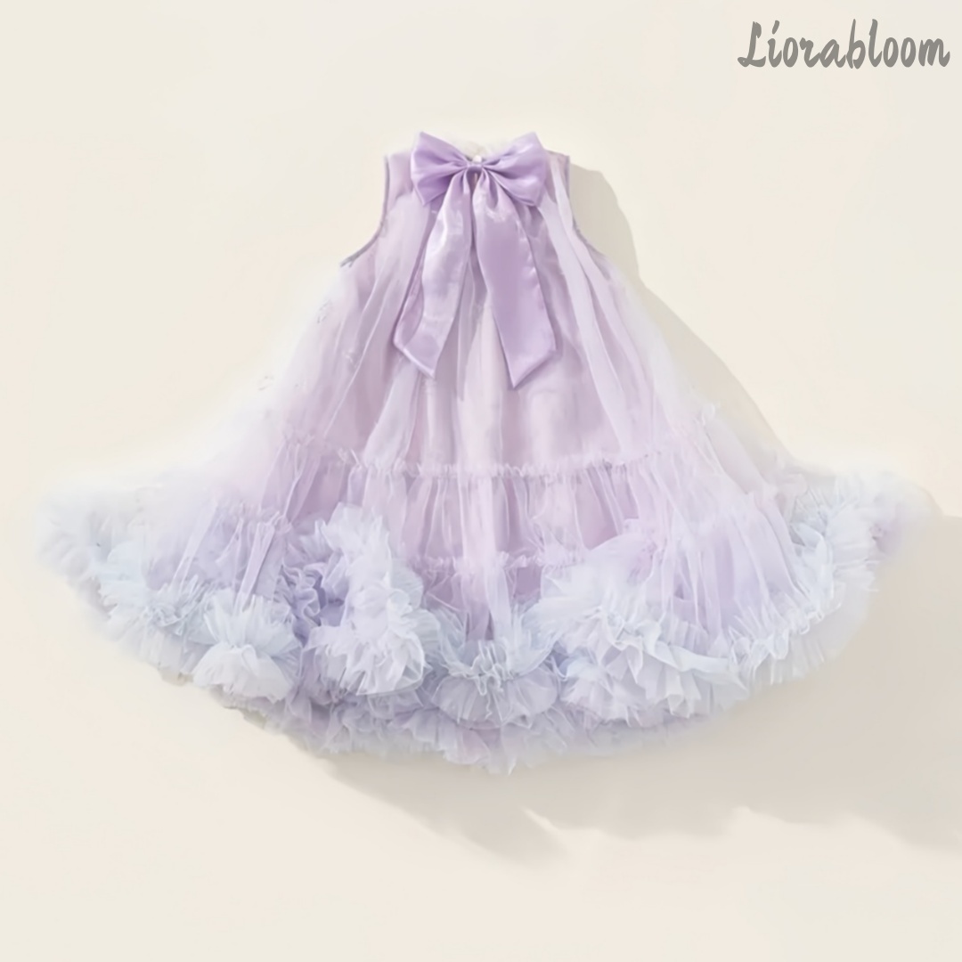 Woman Formal Wear - Paarse alledaagse prinsessenjurk Formele jurk Kanten