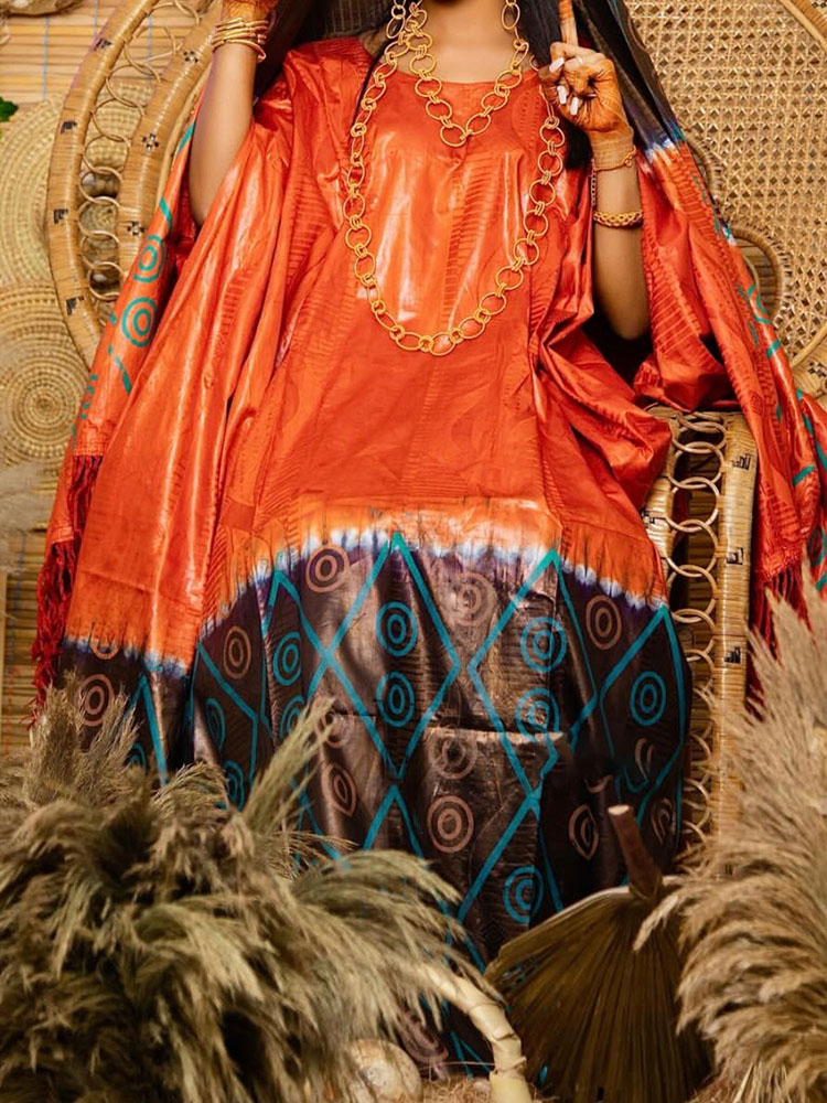 Women'S Formal Traditional Wear - Afrikaans geprinte jurk: avondjurk voor formele