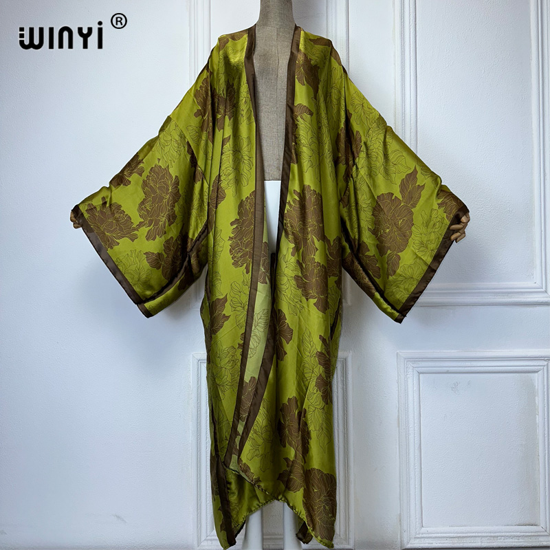 Young Women'S Formal Wear - WINYI Afrika boho print Kimono's lange