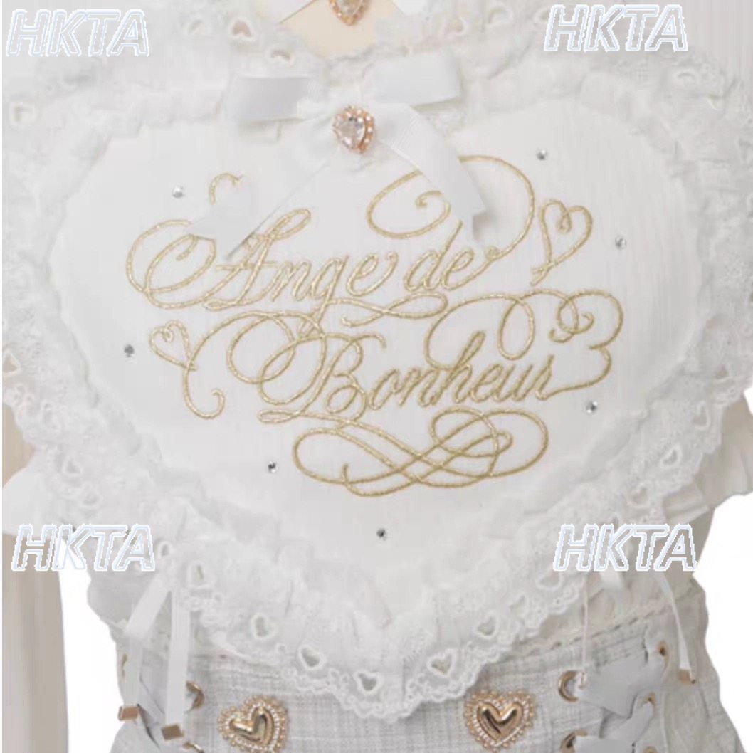 Women'S Formal Wear Blouse - Japanse Nieuwe Zoete Schattige Roze Witte