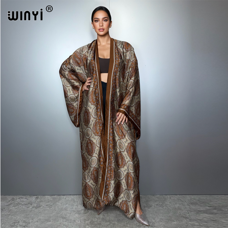 Young Women'S Formal Wear - WINYI nieuwe kimono boho kaftan strandkleding