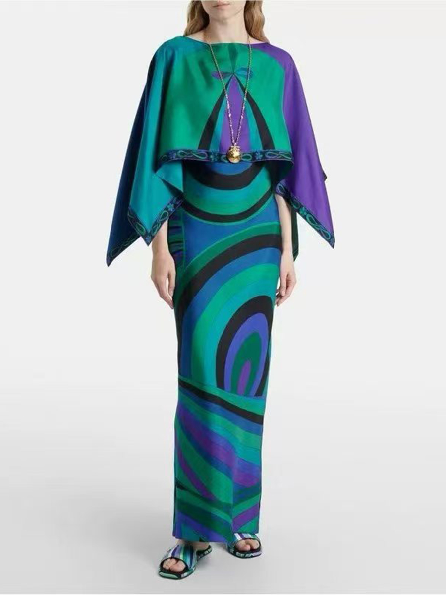 VGH Lichtblauwe abstracte prin - Woman Formal Wear recensie en prijs