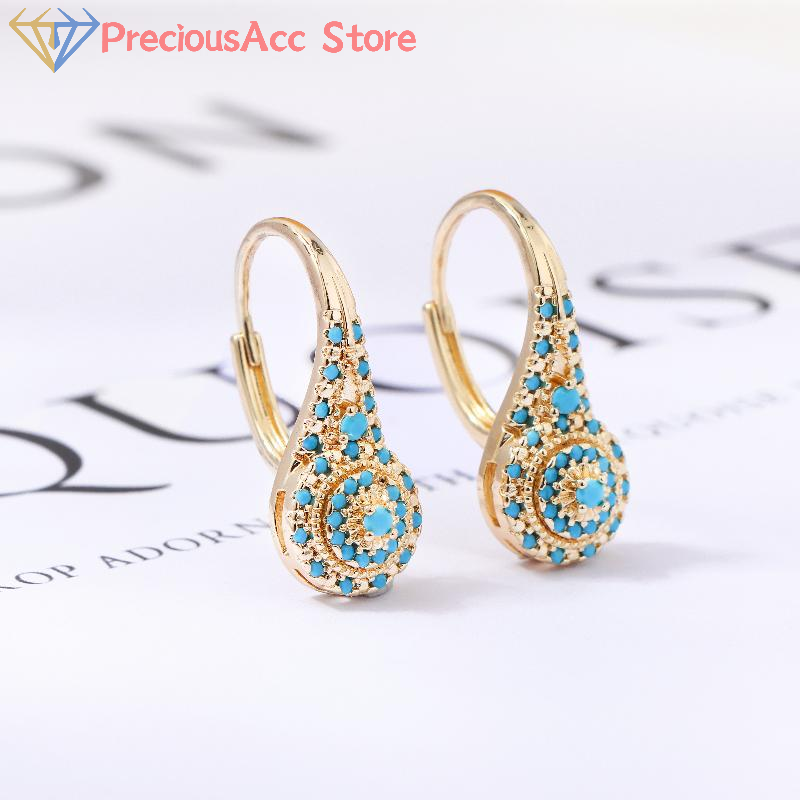 Turquoise oorbellen, etnische  - Women Formal Wear Ethnic recensie en prijs