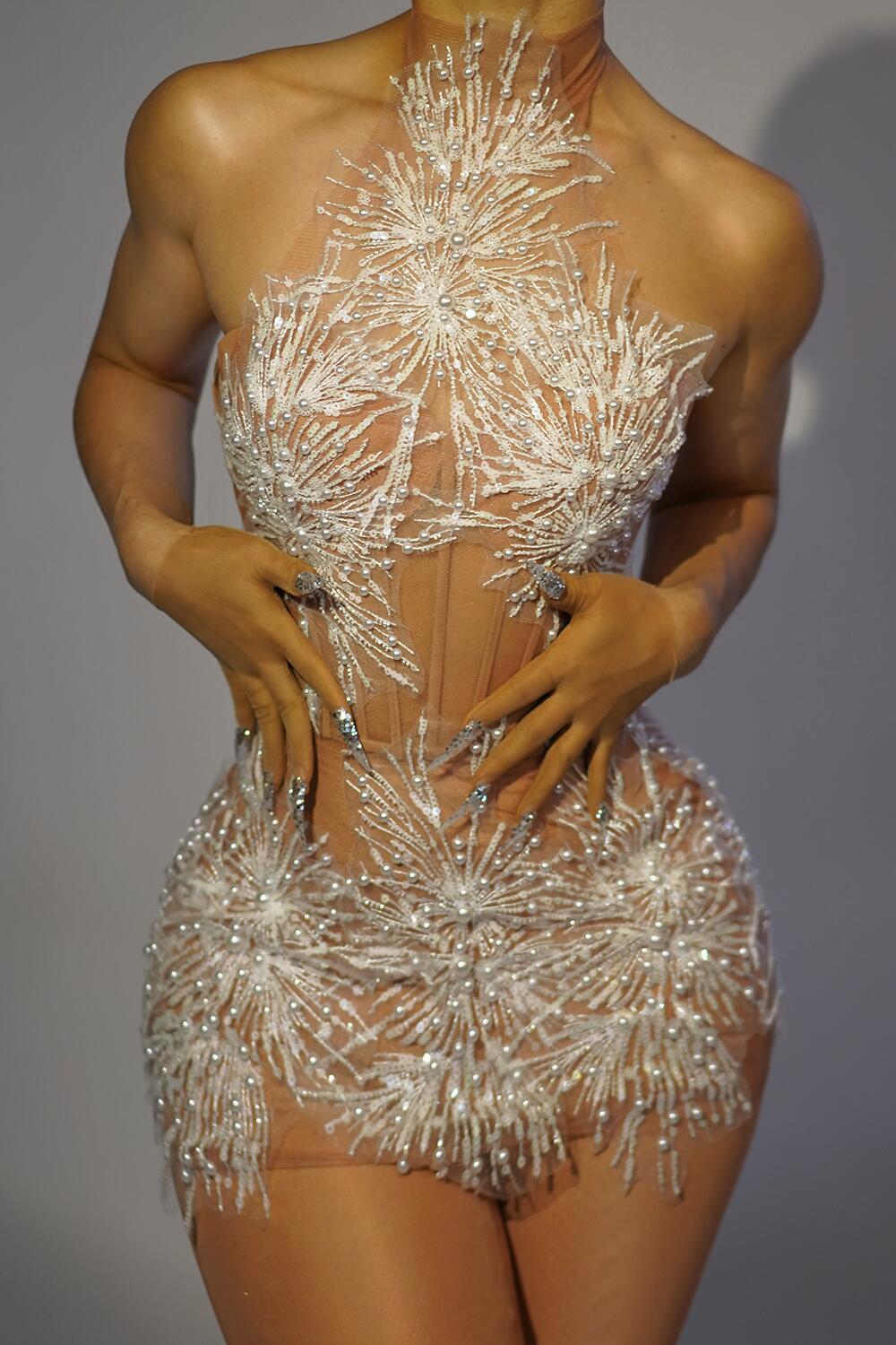 Sparkly Strass Parels Sneeuw K - Woman Formal Wear recensie en prijs