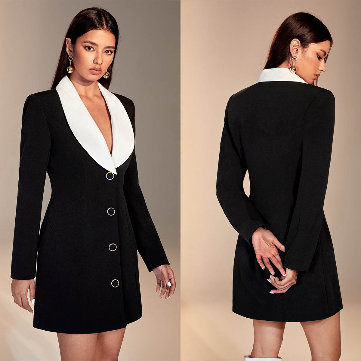 Kleurgematchte dames blazerjur - Women Formal Wear For Graduation recensie en prijs