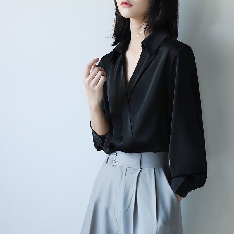 Gidyq Vrouwen Zwart Chiffon Sh - Women'S Formal Wear Blouse recensie en prijs