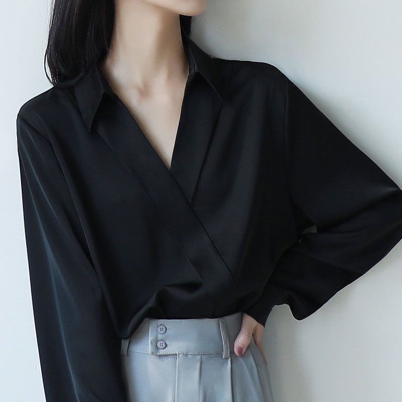 Gidyq Vrouwen Zwart Chiffon Sh - Women'S Formal Wear Blouse recensie en prijs