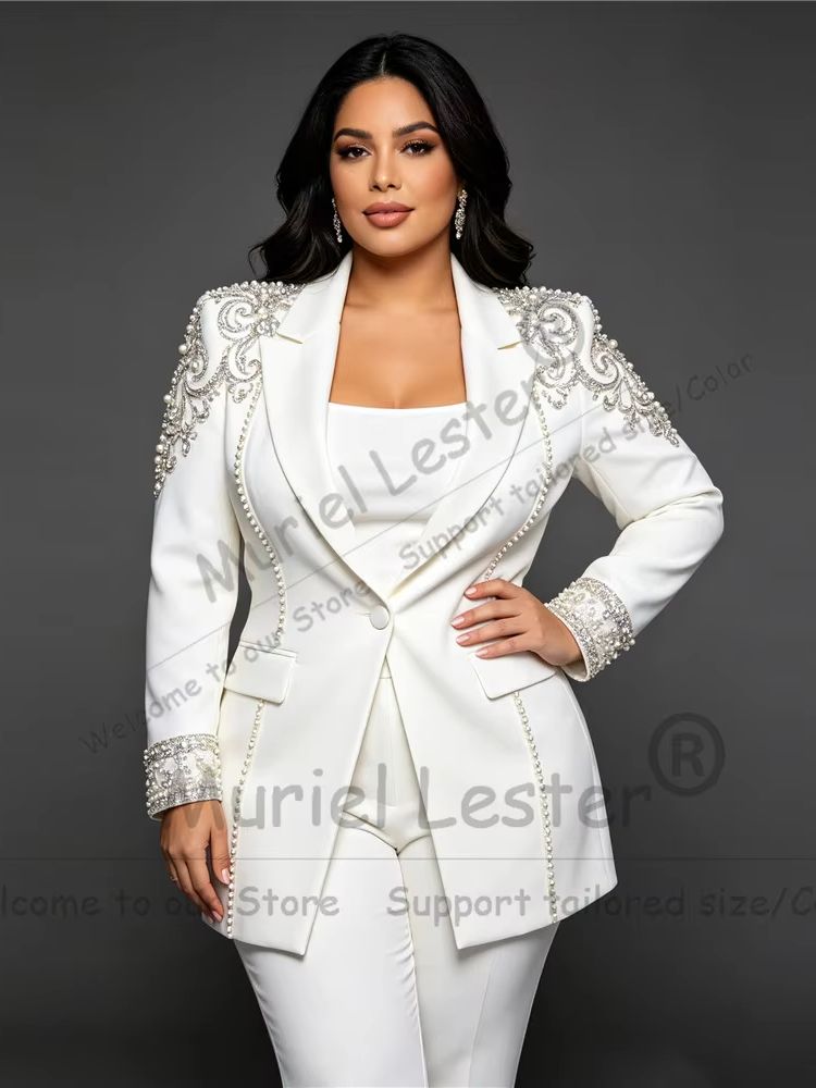 Handgemaakt damespak of bruids - Blazer Set Women Formal recensie en prijs