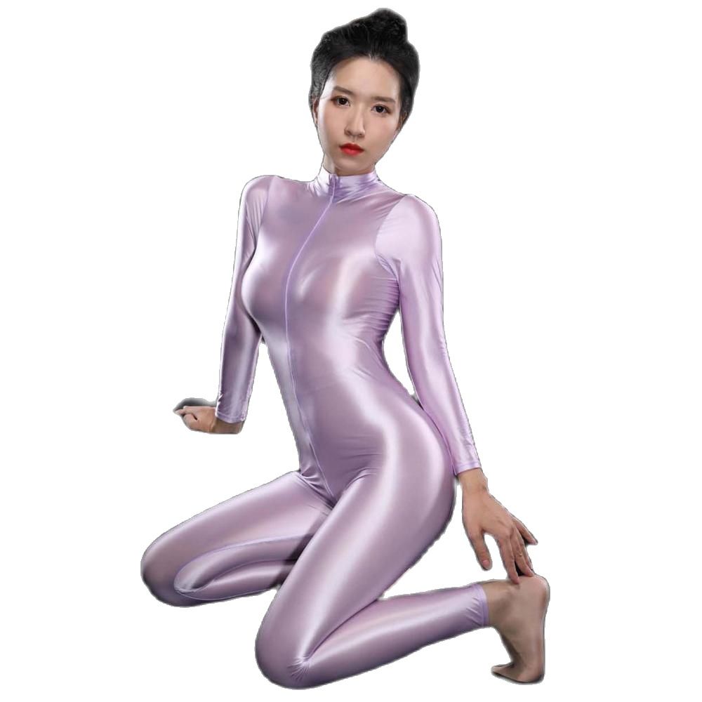 Sexy Shiny Lange Mouwen Rits O - Women'S Formal Wear Jumpsuit recensie en prijs