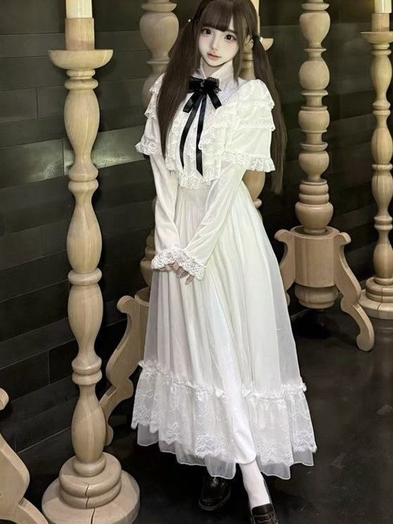 Japanse kanten jurk met korte  - Woman Formal Wear recensie en prijs