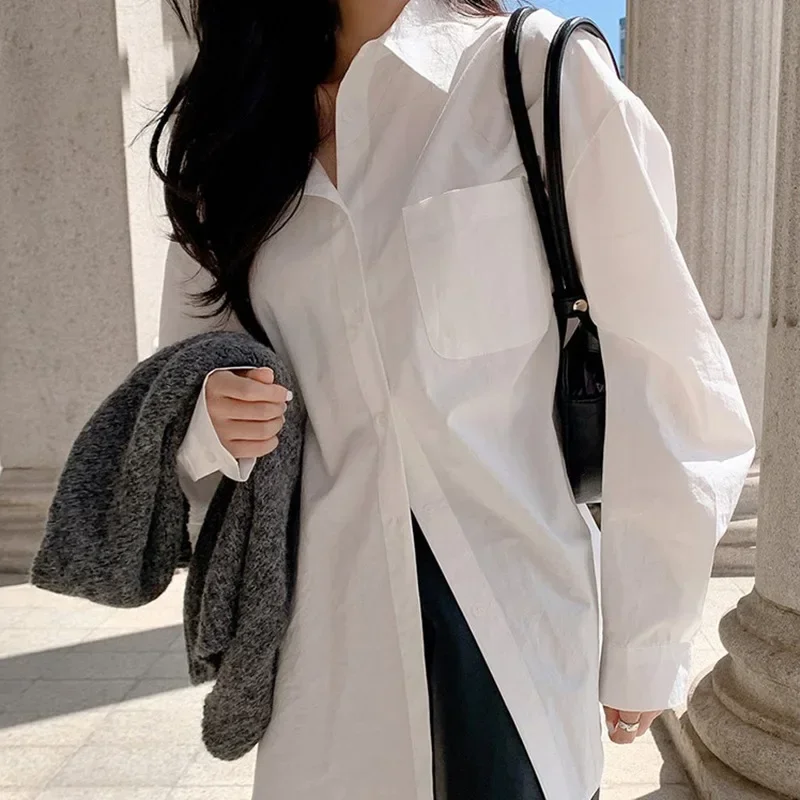 2026 Mode Nieuwe Katoenen Lang - Women'S Formal Wear Blouse recensie en prijs