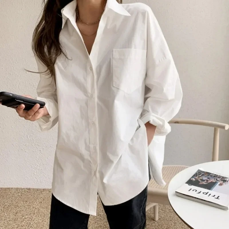 2026 Mode Nieuwe Katoenen Lang - Women'S Formal Wear Blouse recensie en prijs