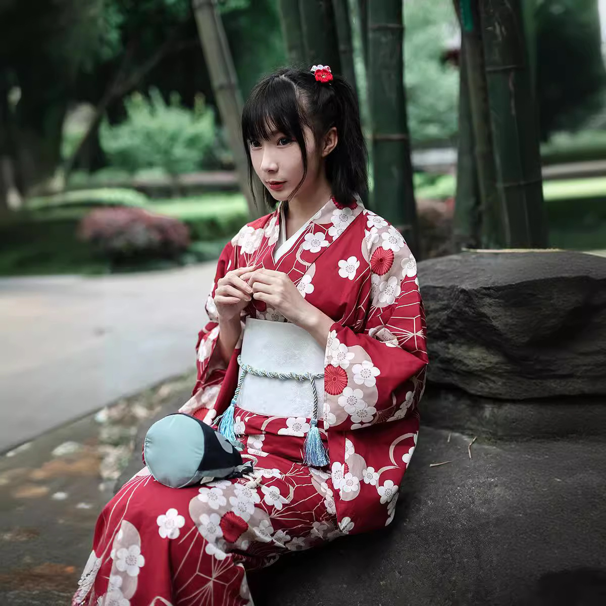 Rode Japanse Yukata Kimono Vro - Women'S Formal Traditional Wear recensie en prijs