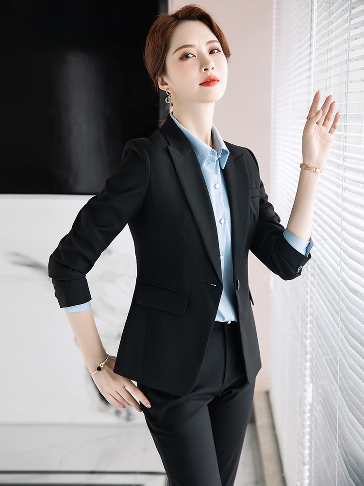Grijze pakset voor dames Lente - Women Formal Wear Interview recensie en prijs