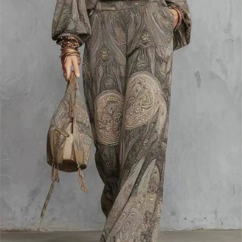 Boho Paisley Print Tweedelig S - Women'S Formal Wear Blouse recensie en prijs