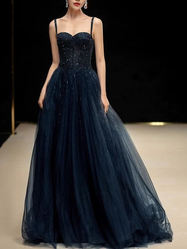 Elegante prinses marineblauwe  - Women Formal Wear For Graduation recensie en prijs