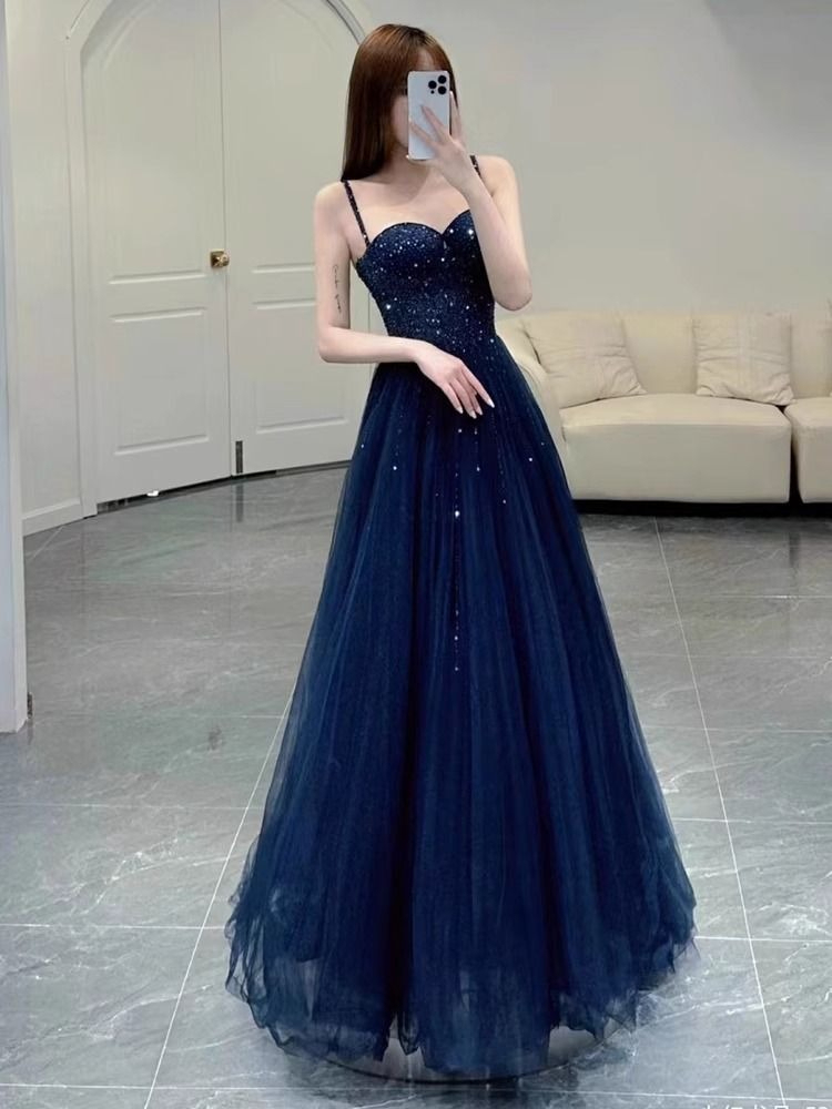 Elegante prinses marineblauwe  - Women Formal Wear For Graduation recensie en prijs