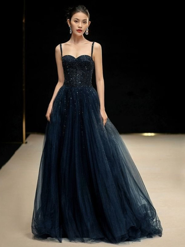 Elegante prinses marineblauwe  - Women Formal Wear For Graduation recensie en prijs