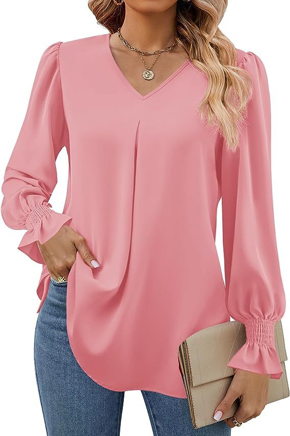 Damesshirt met lange mouwen Le - Women'S Formal Wear Blouse recensie en prijs