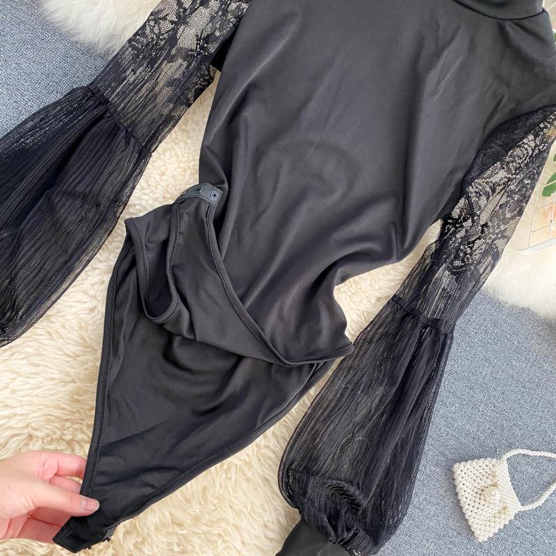 Sexy Lantaarn Lange Mouw Hoge  - Women'S Formal Wear Jumpsuit recensie en prijs