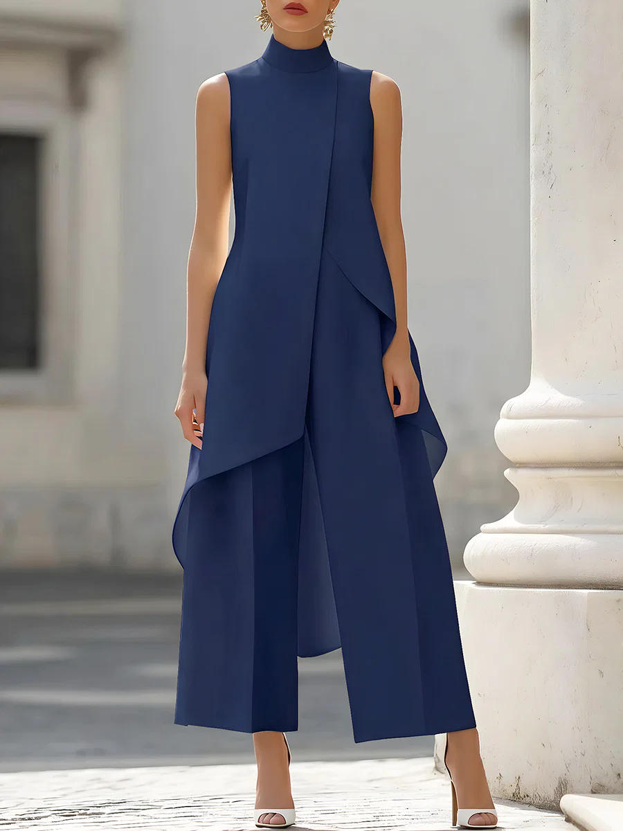 Mouwloze jumpsuit met hoge hal - Women'S Formal Wear Jumpsuit recensie en prijs